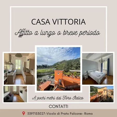 Apartament Casa Vittoria Centro Citt Vicino Allo Stadio Olimpico